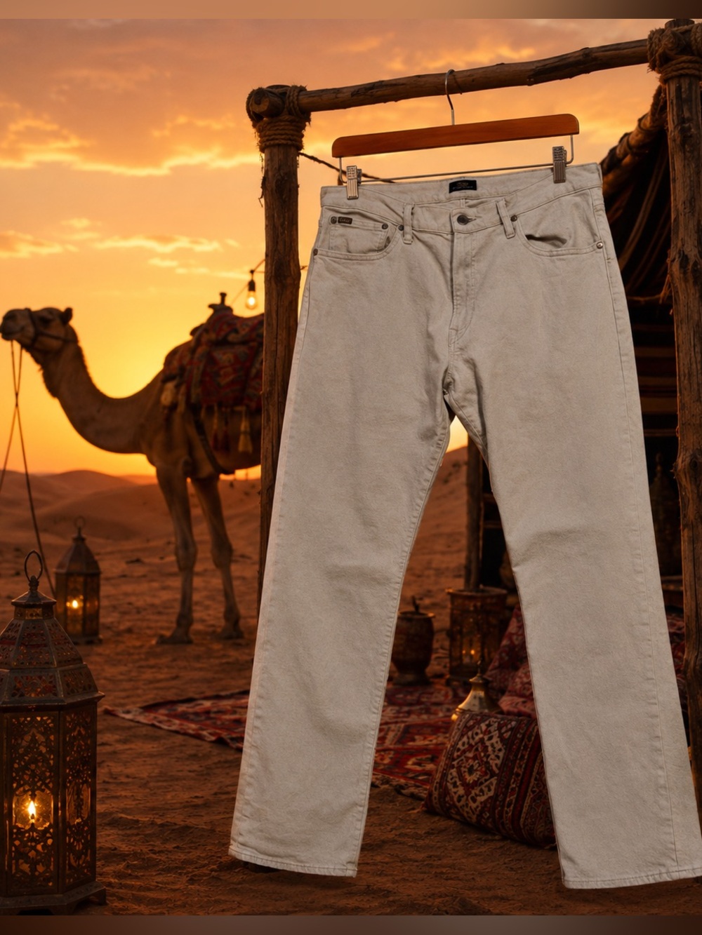 Polo Ralph Lauren Hampton Relaxed Straight jeans - worn once for a film shoot